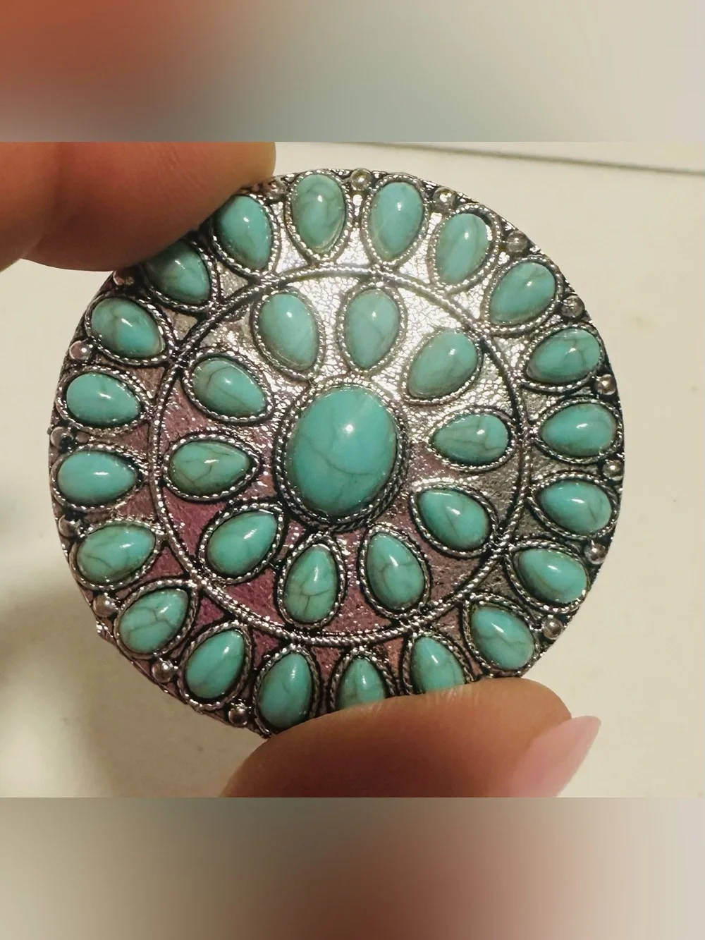 Turquoise Stone Pop Socket for your Cellphone